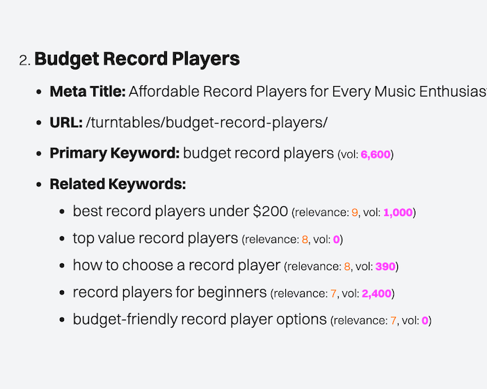 Cluster View & Metrics