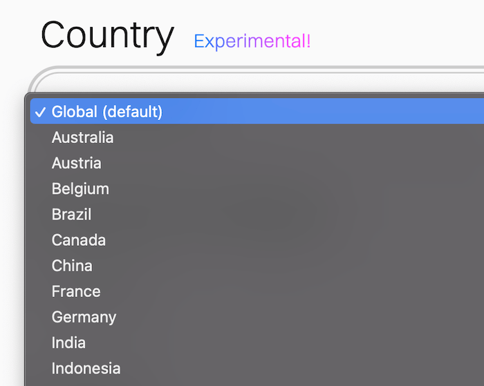 Target 25+ Countries